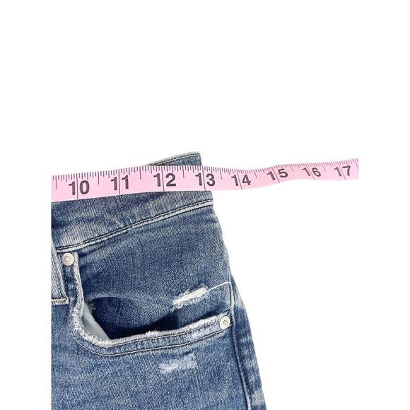 Hudson Centerfold Super Skinny Distressed Zip Ankle Womens Size 26 - Picture 7 of 9